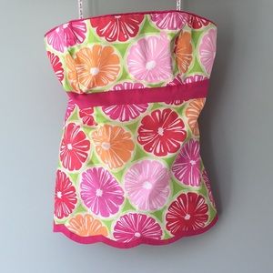 Lilly Pulitzer Strapless summer top!